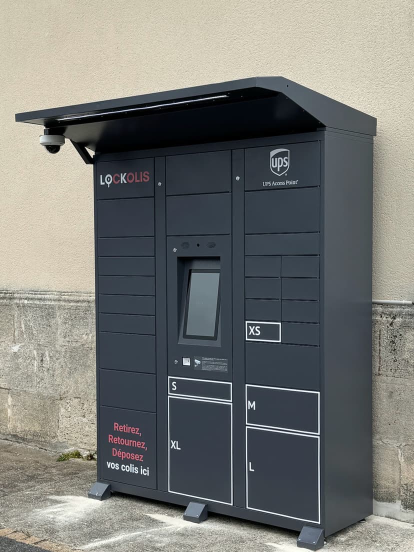 Consigne Lockolis installée à la Mairie de Vacherauville