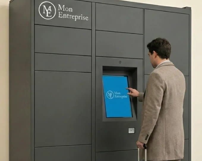 Locker bagagerie connectée et casier consigne à bagages automatique Lockolis
