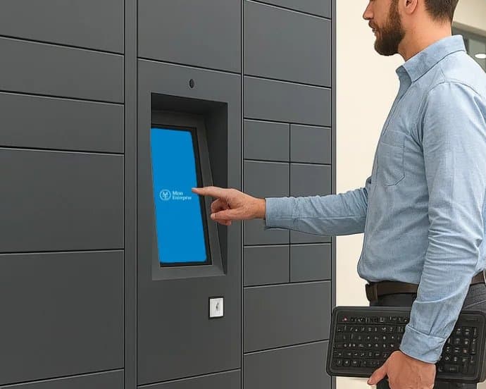 Casier de distribution interne automatisée : armoire EPI connectée et casier IT par Lockolis