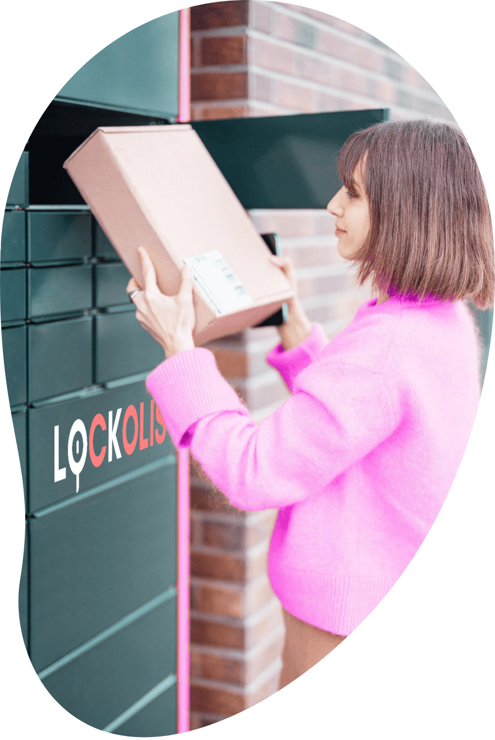 Point relais automatisé avec casiers connectés Lockolis