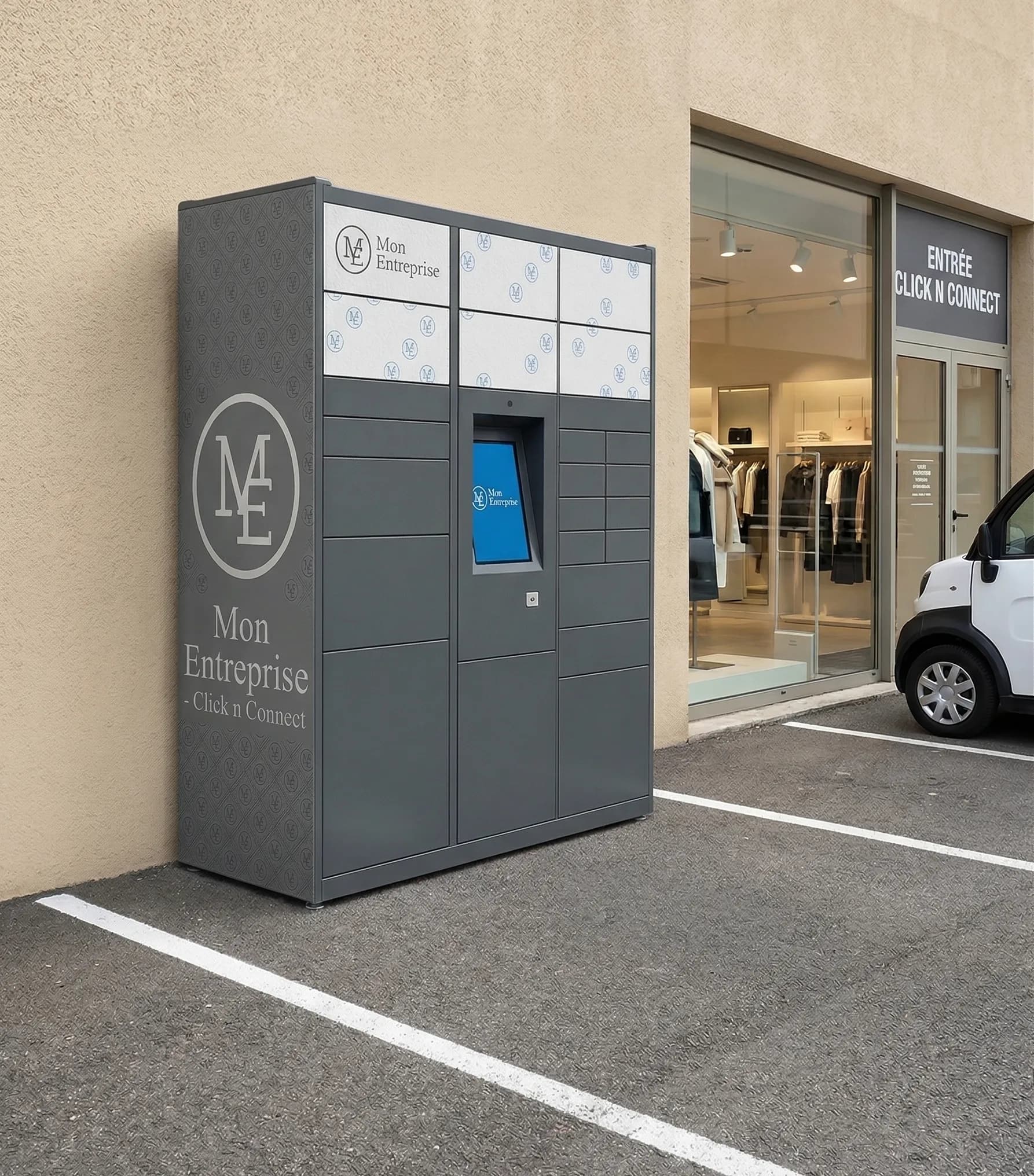 Casier Click & Collect Lockolis : commerçants et e-commerce 24/7