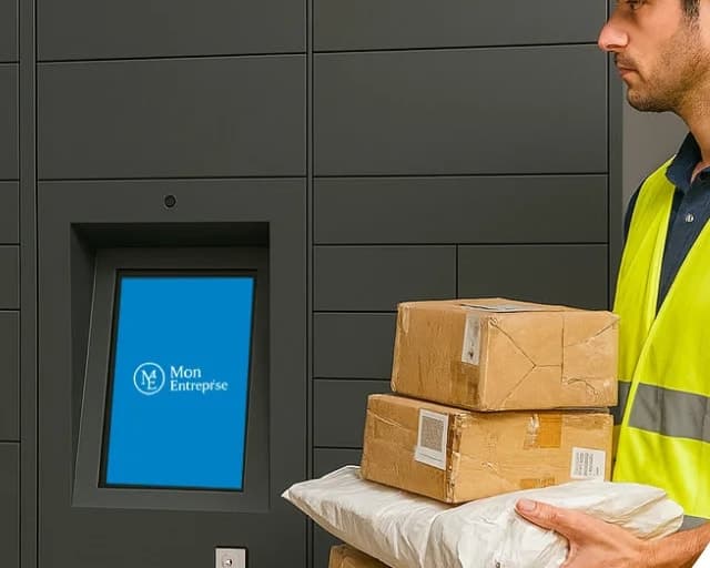 Locker & casier colis connecté Lockolis - consigne à colis entreprise